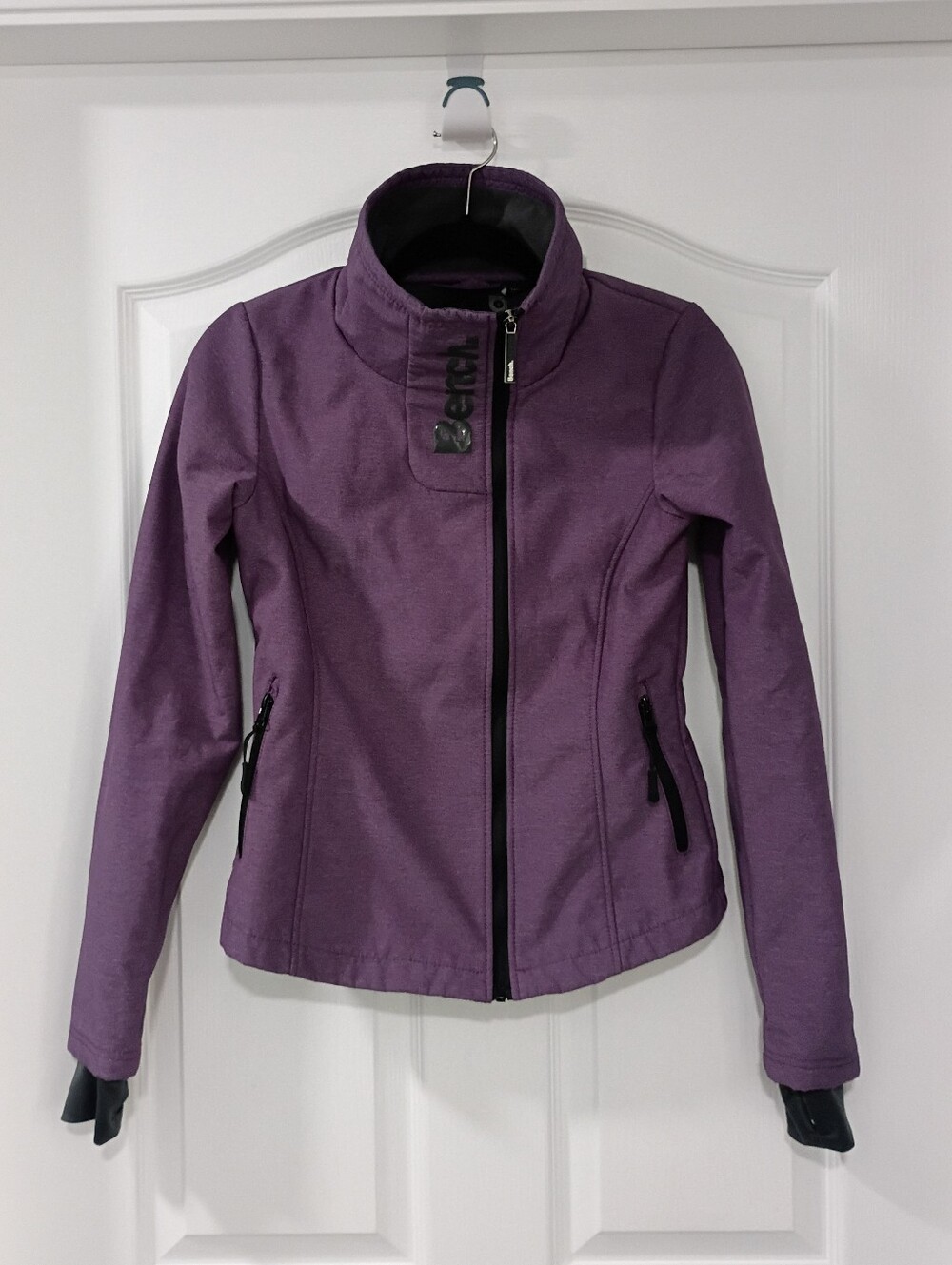 Bench Women's Purple Utility Zip Jacket
